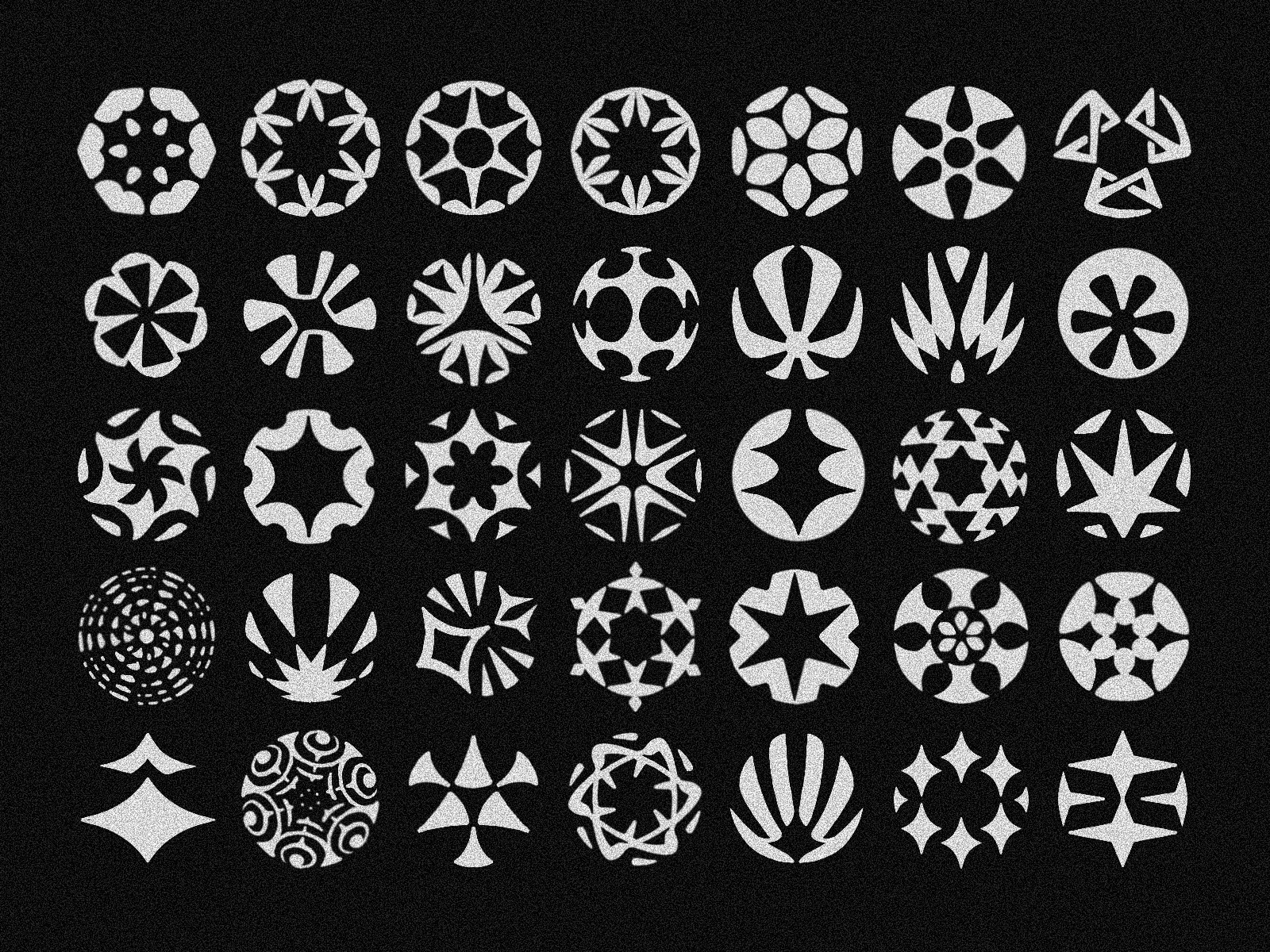 Six-Pointed Stars ✦ Logo 6 branding connections constellation directions escher geometric geometry hexa hexagram logo logodesign logotype mandala point sexagram six six pointed star stars