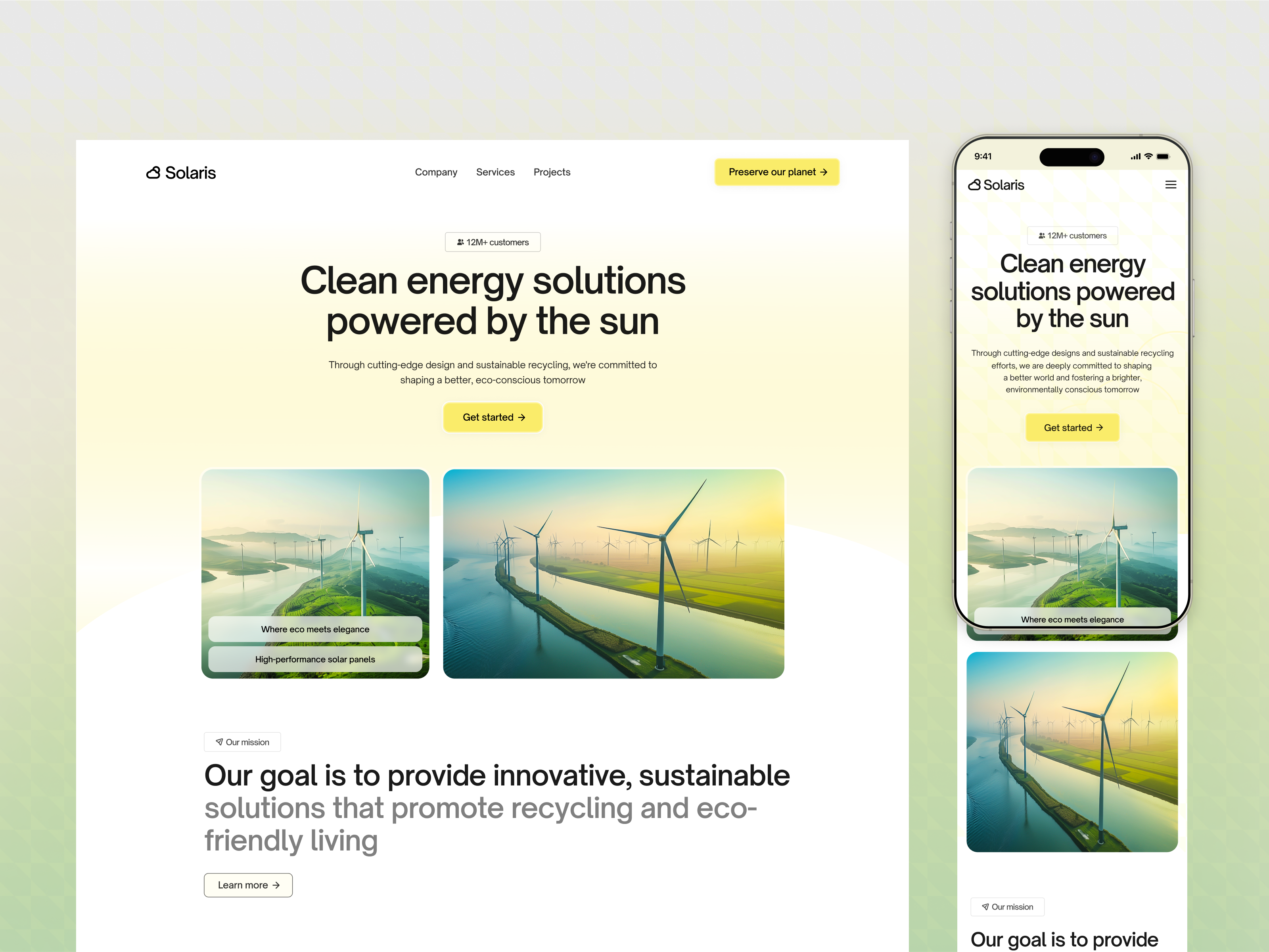Example of Responsive Landing Page Design