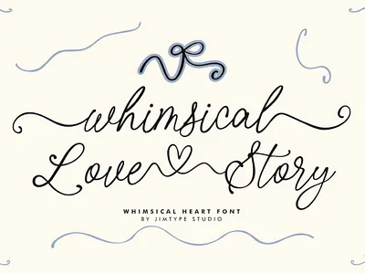 Whimsical Love Story - Business Branding Font branding design font design fonthandwriting handlattering illustration letteringfont script lettering typography