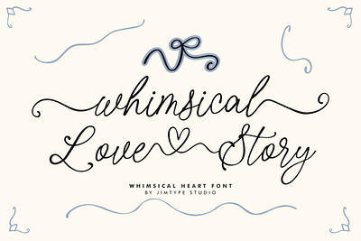 Whimsical Love Story - Business Branding Font branding design font design fonthandwriting handlattering illustration letteringfont script lettering typography