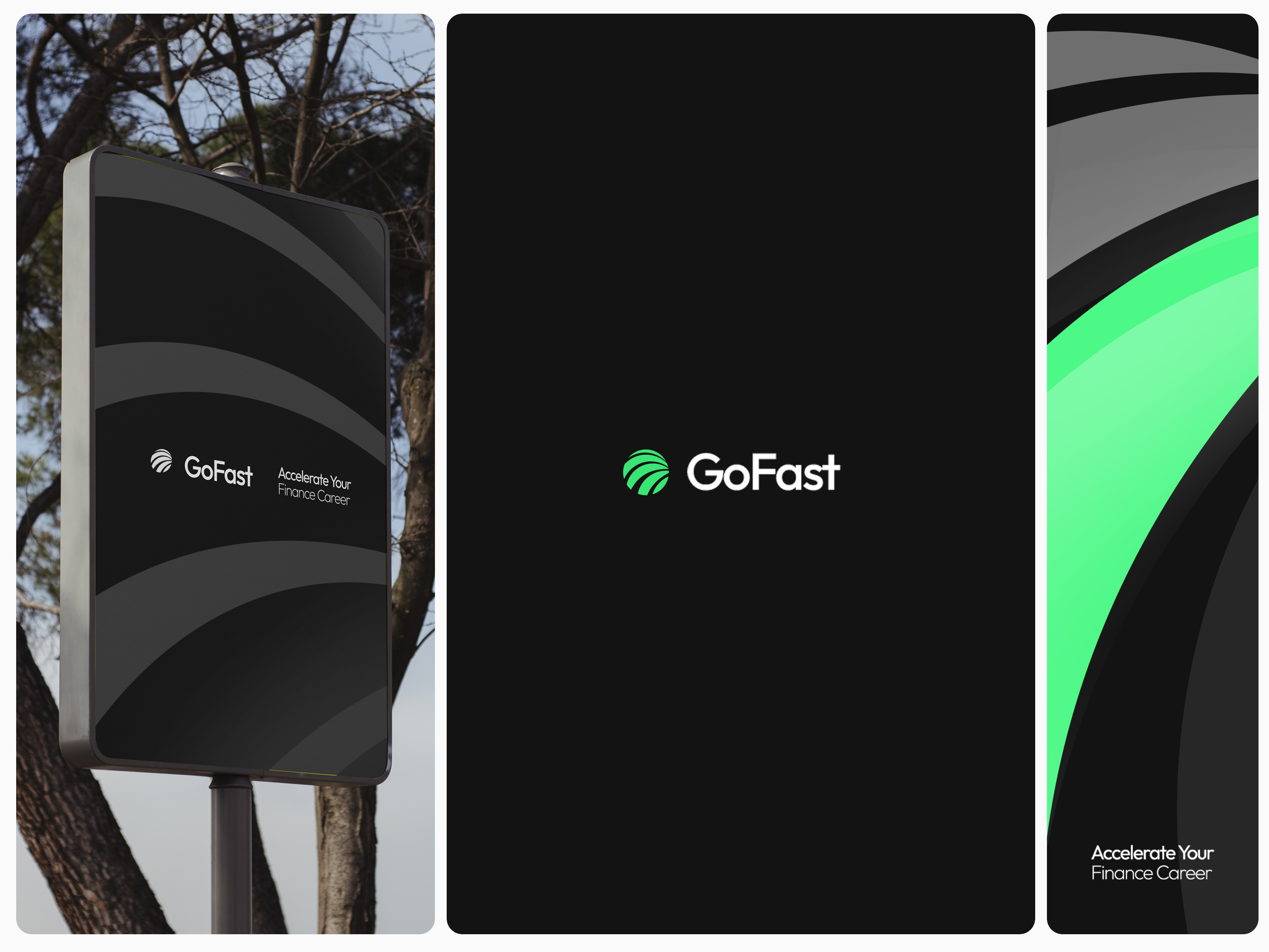 Gofast - Identity Overview black branding colors design design art designer globe graphic design green icon identity illustration logo logodesign mark minimal motion graphics ui vibrant world