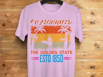 co ligornid the golden state estd 1850 branding graphic design logo logo design motion graphics svg design svg t shirt design svg tshirt design t shirt design