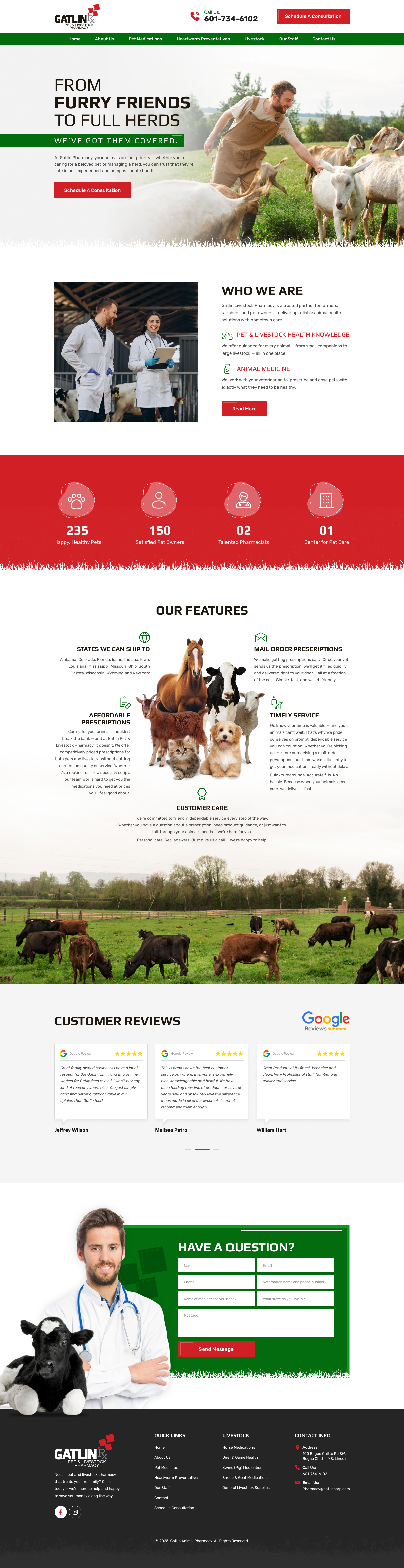 Gatlin pharmacy mock up branding logo