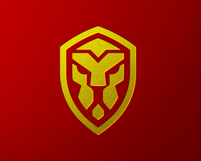 Lion shield logo unused for sale. animal branding design graphic design illustration letter y lion logo logos minimalist modern premium logo pro logo shield unique vector wild y logo