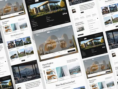 Lumarc Estates – Modern Real Estate Website Exploration agency app architecture branding creative design estate graphic design home illustration landing page living logo product design rent typography ui ux vector website