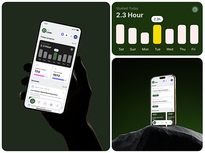 Edu-Lime App for E-learning Ed-Tech Platform app branding edtec educational elearning elearning app figma logo modern app uidesign uiux