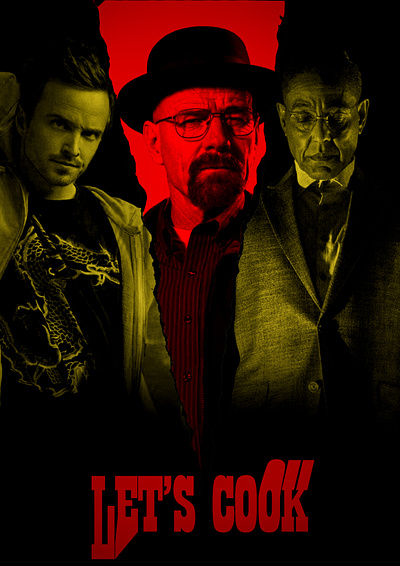 "Let's Cook" – Breaking Bad Fan Poster aesthetic design graphic design photoshop poster
