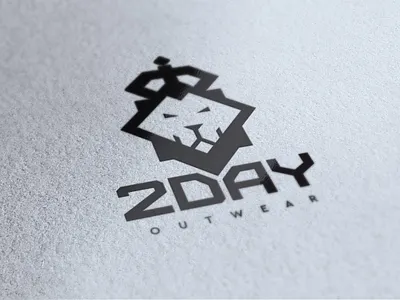 2DAY custom logo 2day black eho ehoehoeho lion logo outwear showboard ski ukraine