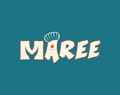 Maree A street food brand logo design brand design brand identity brand value branding elegant logo fast food fish food brand food logo logo logo design maree logo design minimal natural color soft sophisticated fast food street food street food brand street food logo