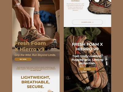 New Balance Email Design. branding digitaldesign emaildesign emailmarketing layoutdesign motion graphics ui uidesign ux uxdesign webdesign