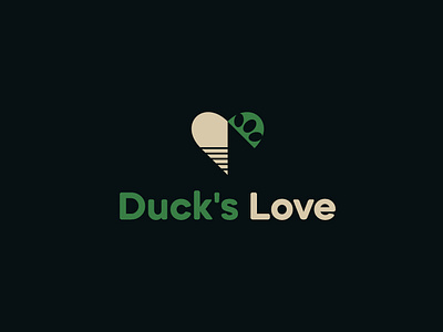 Ducks Love Logo | Logo Design | Logo | Animal Logo | Love Logo app brand identity design branding design graphic design logo logo design vector