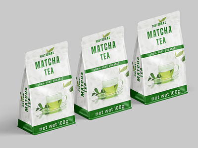 Premium Tea Pouch Packaging Design | Modern & Minimal Concept bill board design branding desgin designinspiration graphic design illustration roll up banner design