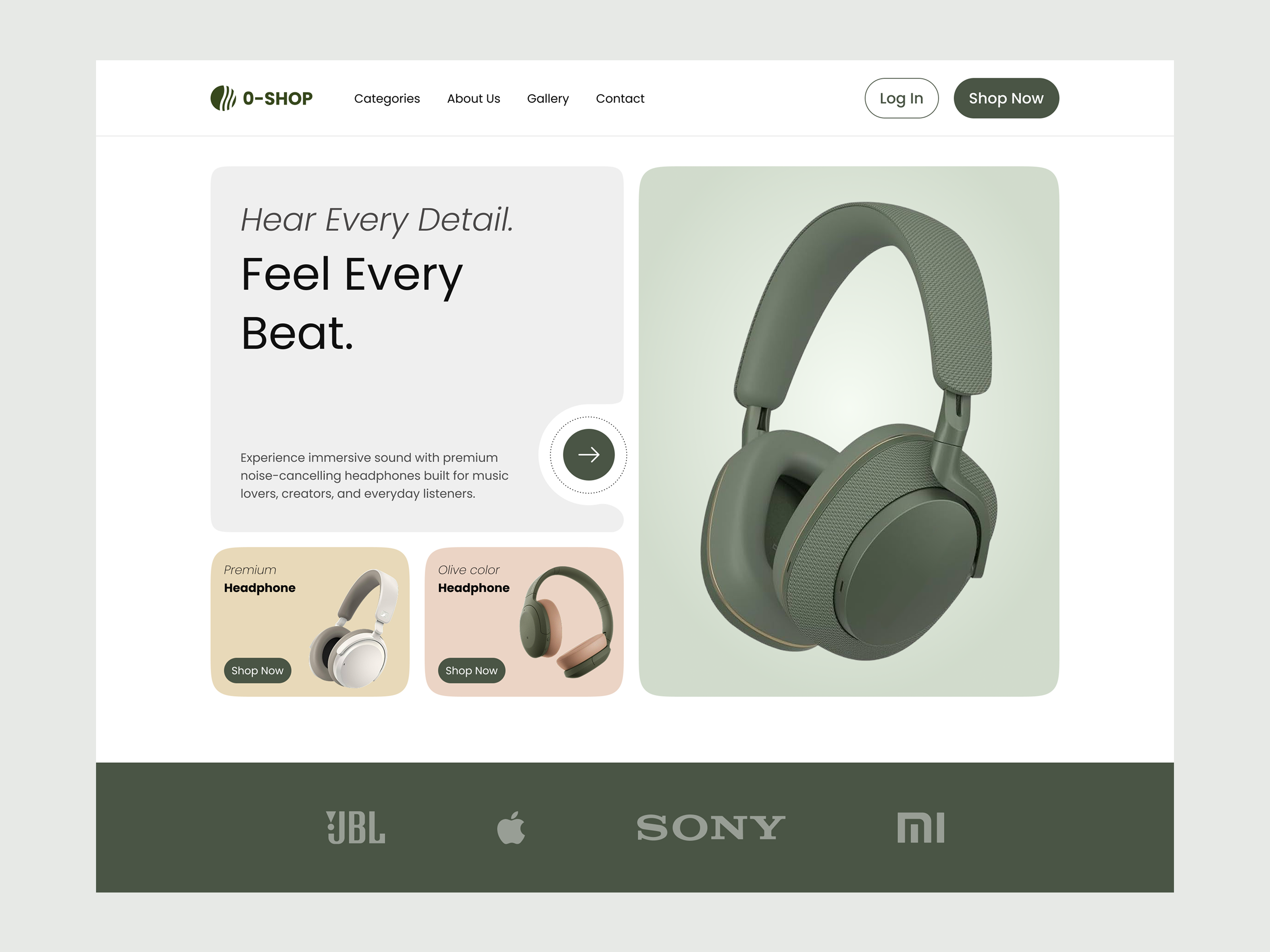 Ecommerce Headphone Website Design UI/UX b2b clean e commerce e commerce design e commerce landing page e commerce website e commerce website design headphone ecommerce headphone website design landing page product design ui uiux web app web design website design