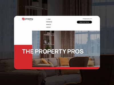 Propey Realty clean gatsby gsap headless landing landingpage node performance property react realty red saas speed uiux webflow
