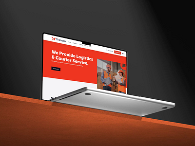 Transport Logistic Website 3d animation branding cargo design illustration landing page logistic logistic website mobile app design motion graphics transport transport app userexperince userinterface web design website website design