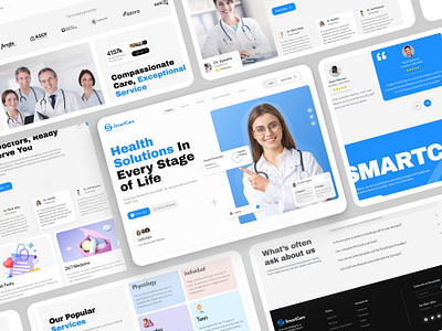 Medical Healthcare Website Design bento style consultation dental website doctor appointment doctor website healthcare healthcare landing page healthcare web design hospital website medical service medical solutions medical template medical website medicare popular2025 telemedicine ui trends ui ux web design website