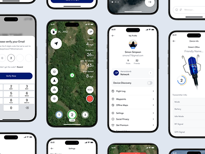 Falconry Tracker – Mobile App UI/UX app design app interface falcons gps monitoring gps tracking home screen hunting location app map mobile app design mobile application mobile design telemetry telemetry solutions telemetry systems telemetry tracking tracking ui ux wildlife