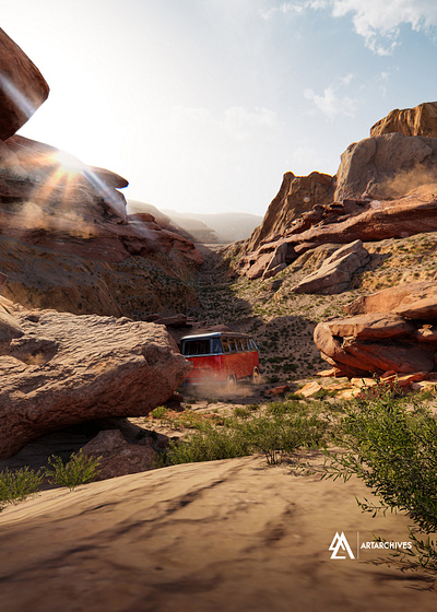 Journey Around The Rocks | Day 1594 art concept design digital illustration movie photo manipulation poster realism