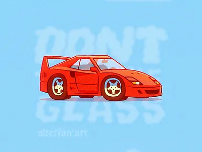 DON'T TAP THE GLASS (CARTOON) TEASER 2 2d animation alterfan alterfan art animation artist branding cartoon cartoons coverart ferrari f40 hip hop illustration illustrator motion designer motion graphic motion graphics music video rap tyler the creator tylerthecreator