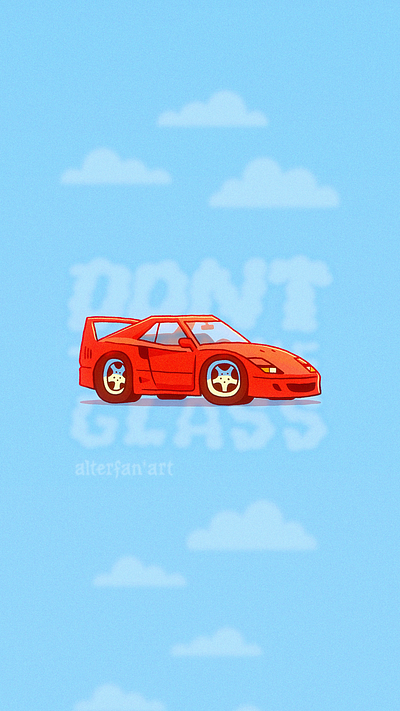 DON'T TAP THE GLASS (CARTOON) TEASER 2 2d animation alterfan alterfan art animation artist branding cartoon cartoons coverart ferrari f40 hip hop illustration illustrator motion designer motion graphic motion graphics music video rap tyler the creator tylerthecreator