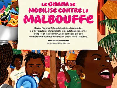 Fighting Junk Food X Alyah Holmes africa editorial fast food magazine people