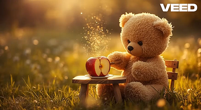AI-Assisted Animation: Teddy Bear Storytelling Scene aiart canva creativeai cuteart digitalart effects fantasyart holidayart lightroom madewithai midjourney newyear2025 photoshop shanatova teddybear