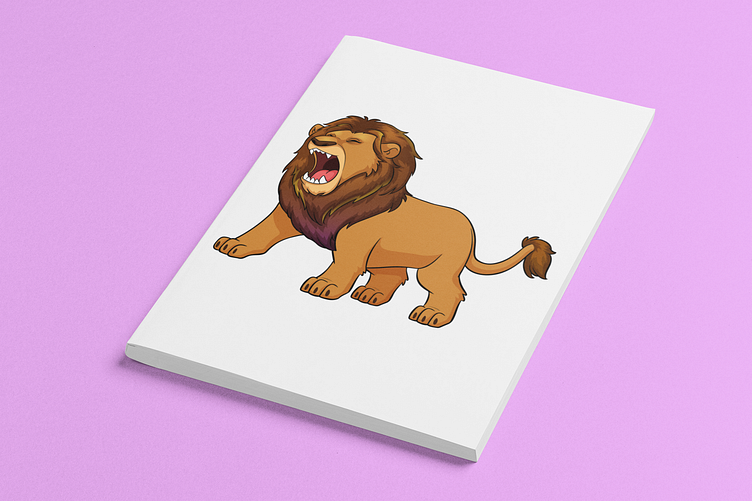 The cartoon lion by abrang on Dribbble