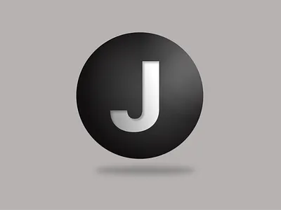 3D Sphere 'J' 3d branding figma graphic design graphics illustration j letter logo sphere
