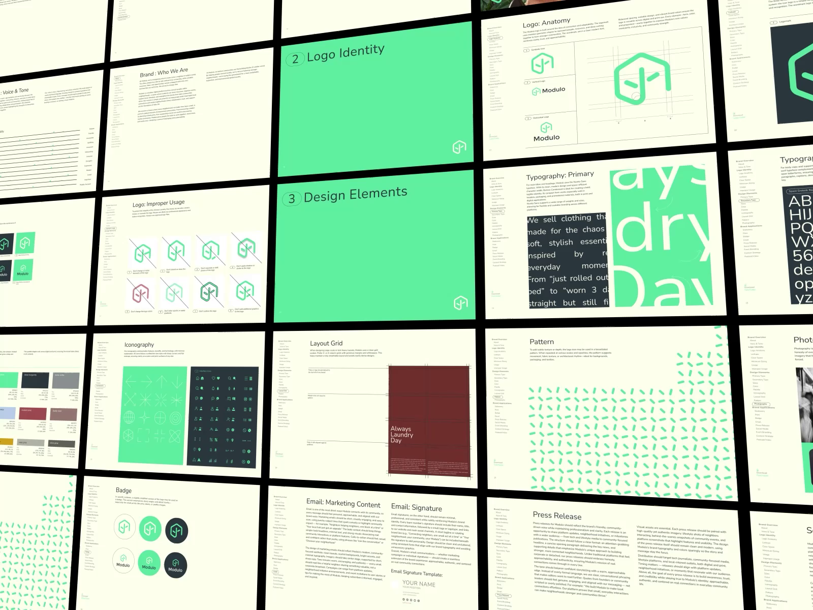 Example of Brand Book Design | Brand Guidelines