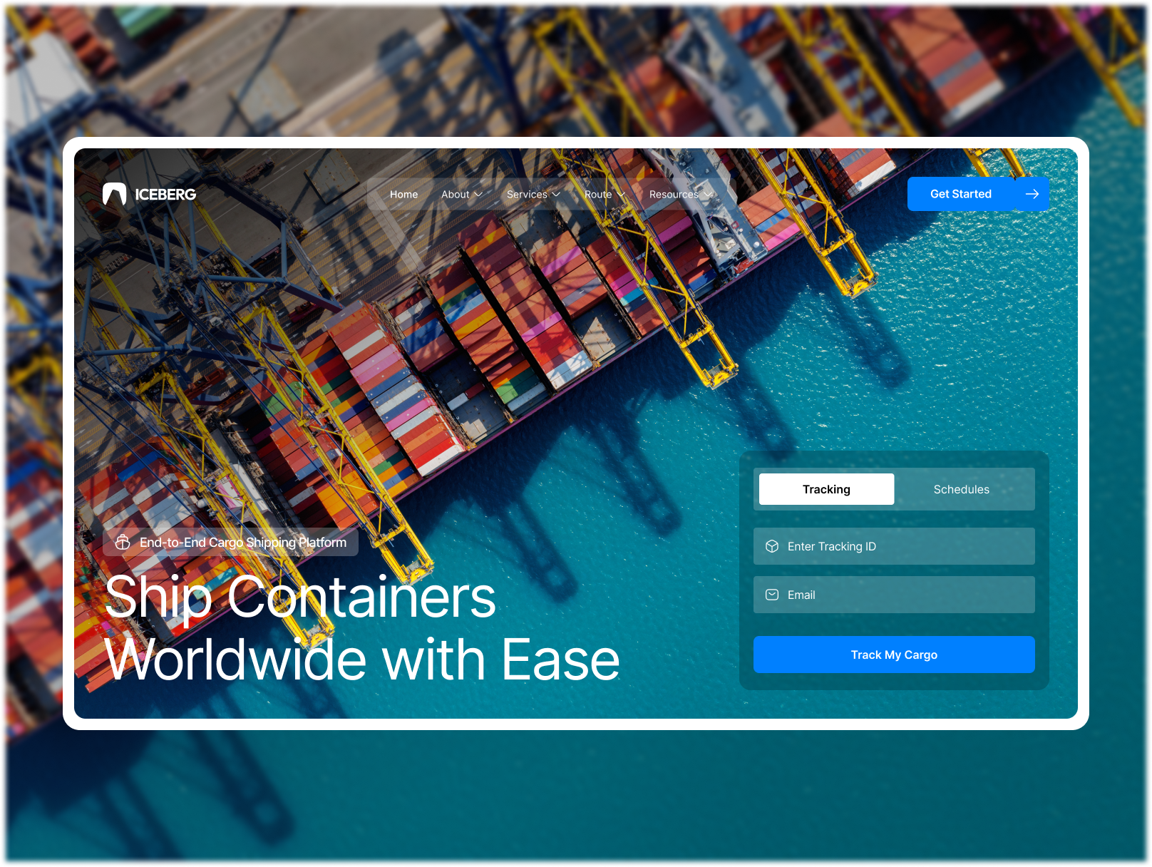 Example of Website Design (Modern UI/UX)