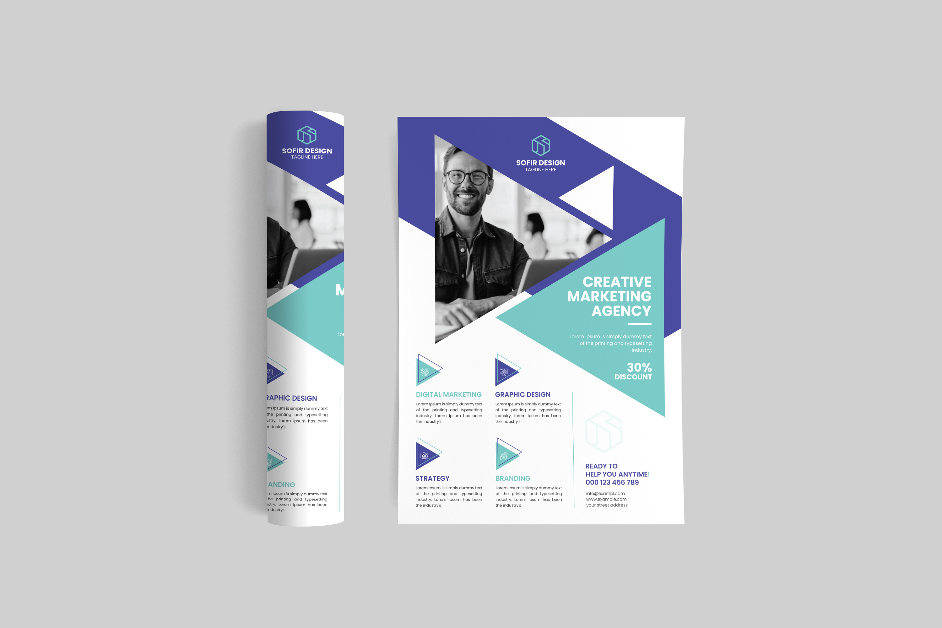Corporate Flyer Design Template banner design brochure brochure design corporate flyer design flyer flyer design flyers graphic design graphicdesign graphicdesigner iteam leaflet print social media post design