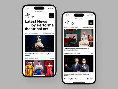 Theatre Mobile Website Design Concept mobile mobile ui mobile ui design mobile ux ui design ui ux ui ux design