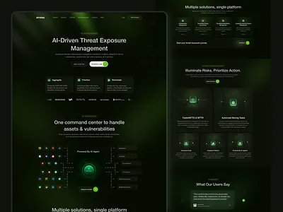 AI Driven SaaS Landing Page ai ai design ai driven ai product artificial intelligence clean ui landing page modern product design saas saas design tech startup ui uiux ux web design