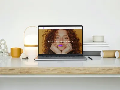 AI Skin Tone & Product Match branding graphic design ui