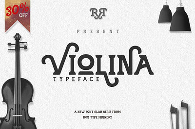 Violina Typeface badges branding display distressed graphic design hand made font logo motion graphics retro retro type street art typography vintage vintage badge violina typeface