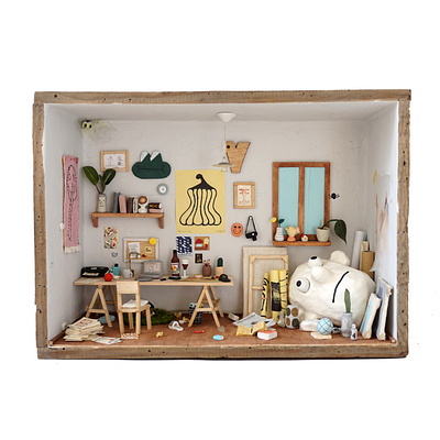 Home Alone abran animation design drawing graphic design home homealone illustration interiordesign miniature objects room