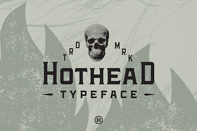 Hothead Western Font font bundle font duo headline font hothead western font logotype font monogram font retro font serif font sport font texture effect typewriter typography logo vectorial font