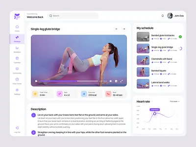 FitWay | Web App app design fitness interface sport typography ui ux webapp