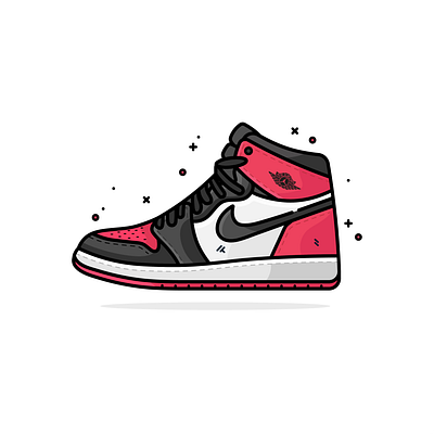 Air Jordan air jordan art artwork branding cool shoes footwear graphics design iconic illustration jordan logo michael b jordan minimalist motion graphics shoes sneakers style ui