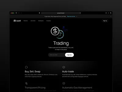Layer2 — Feature Page best web design crypto crypto design design figma fintech fintech design modern website ui ui ux design uiux design user experience user experience design user interface user interface design ux web design website ui