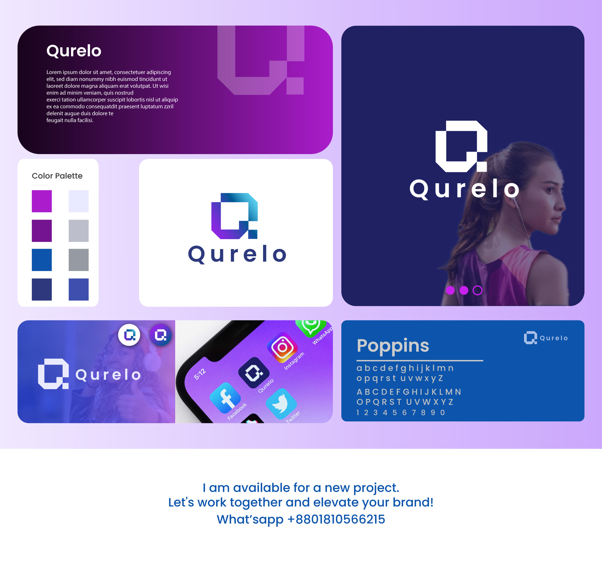 App icon logo branding design app icon logo media symbol tecnology vector wab