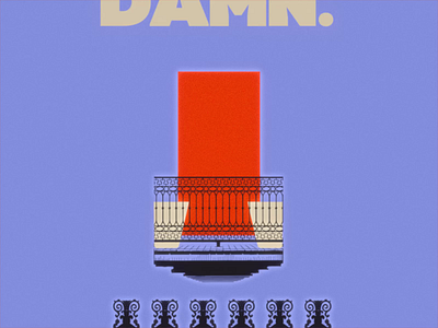 Balcony Party animation balcony damn experimentations frame by frame graphic design illustration motion design motion graphics party sound design