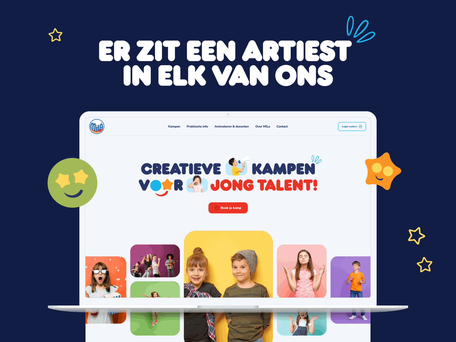 Camps for kids belgium brussels design graphic design illustration kids teenage youth