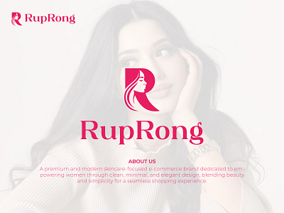 RupRong - A Premium Beauty & Skincare Brand Identity beauty beauty product logo brand identity cosmetics custom logo feminine logo design graphic designer letter r logo logo design logo for female brand luxury skincare minimal minimalist branding organic cosmetic logo packaging design premium skincare branding skincare skincare branding skincare logo visual identity