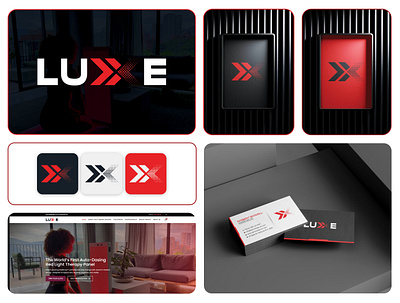 LUXXE – Brand Identity Design brand identity branding design system devices health logo medical minimal modern tech branding visual identity wellness
