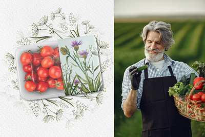 FFRMING: WATERCOLOR ILLUSTRATION artwork branding design graphic design illustration nature