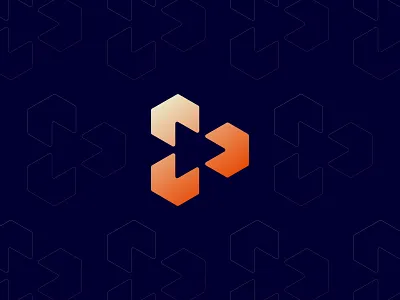 Hexagons + Growth Logo Concept brand identity branding concept design flat geometric gradient growth hexagon illustration logo logo design minimal monogram negative space saas startup symbol tech web3