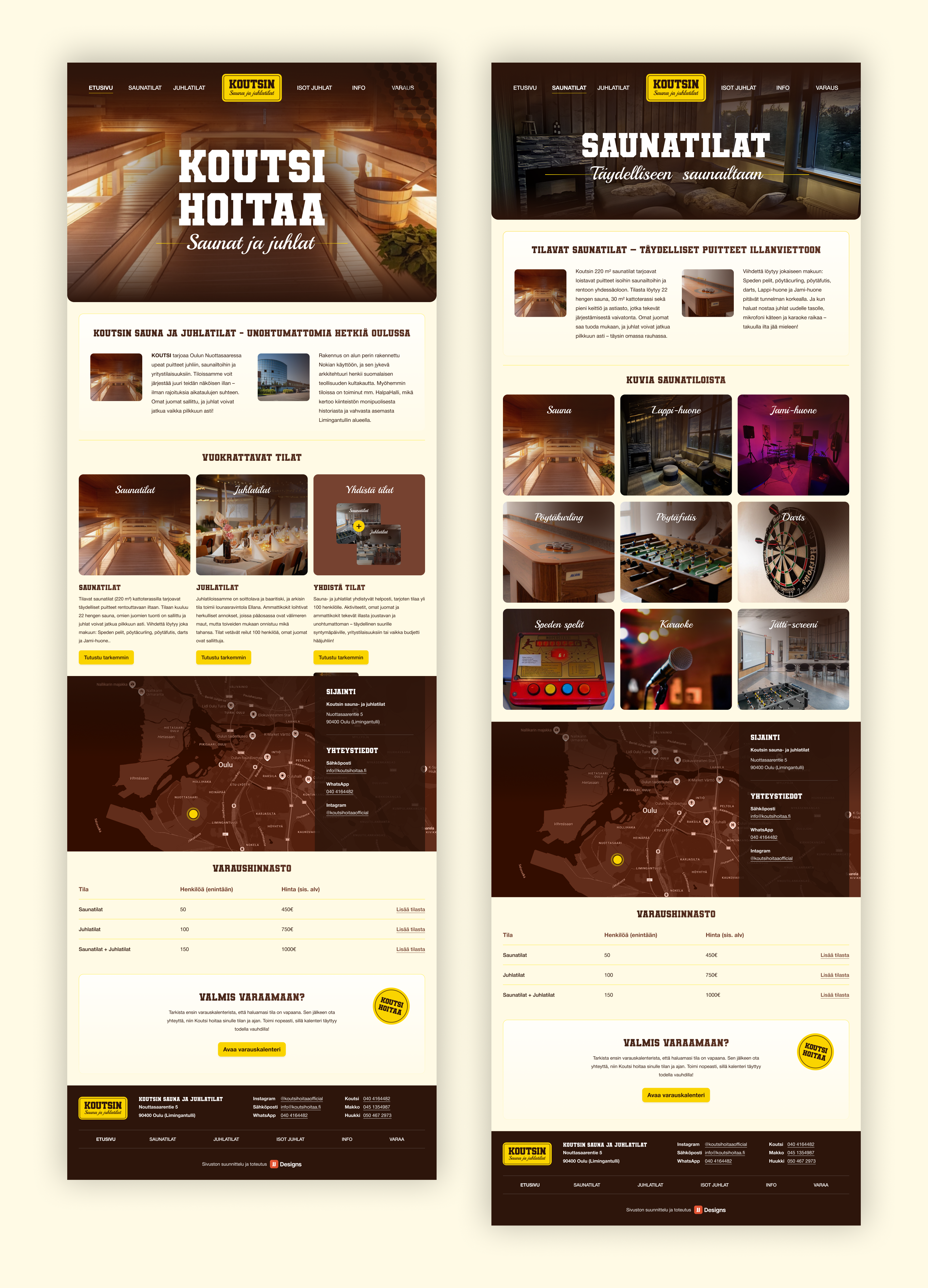 Koutsihoitaa.fi branding graphic design web design web development
