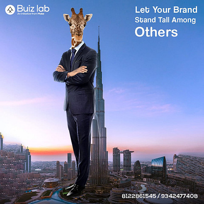 Brand stand tall among others creative designs animation branding creative creativeideas design digi graphic design illustration logo promotion ui