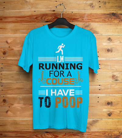 I,m running for a couse i have to poop animation branding design graphic design illustration logo logo design motion graphics svg svg t shirt design svg tshirt design t shirt design